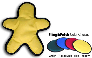 Fling 'n' Fetch Marley Man Toy - Colors Vary