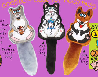 Merry Tails Dog Toy - Cat