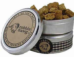 Robbie Dawg Organic Treats - Turkey & Sausage Tin