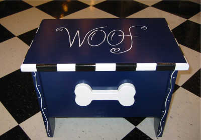 Hand Painted Toy Box